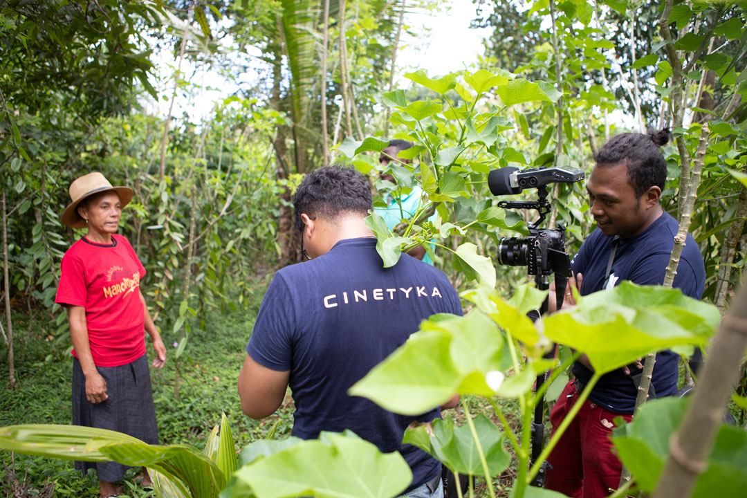 Équipe Cinetyka en tournage
