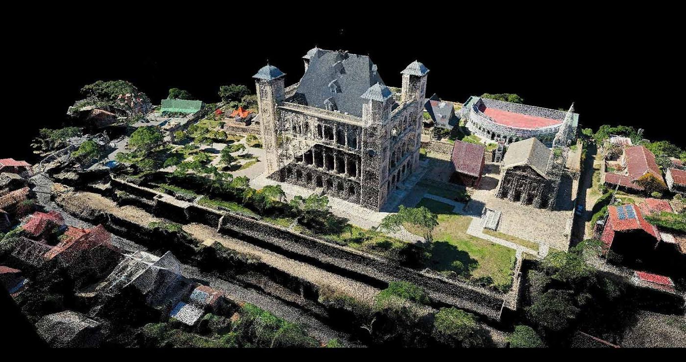 Modèle 3D par photogrammétrie drone réalisé par Dagoskyline
