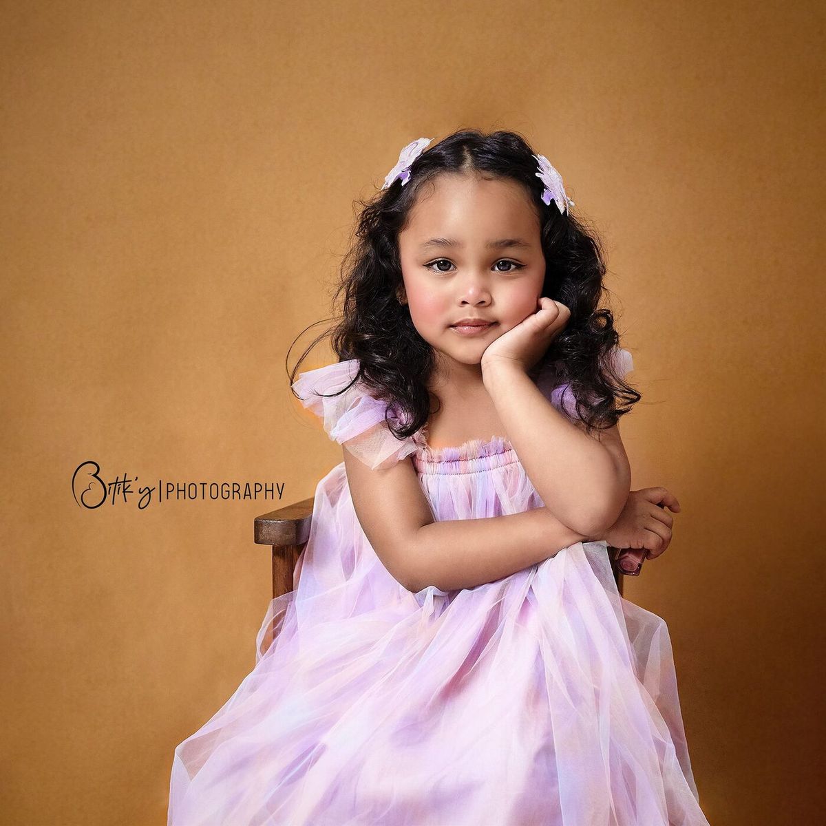 Child portrait in the studio