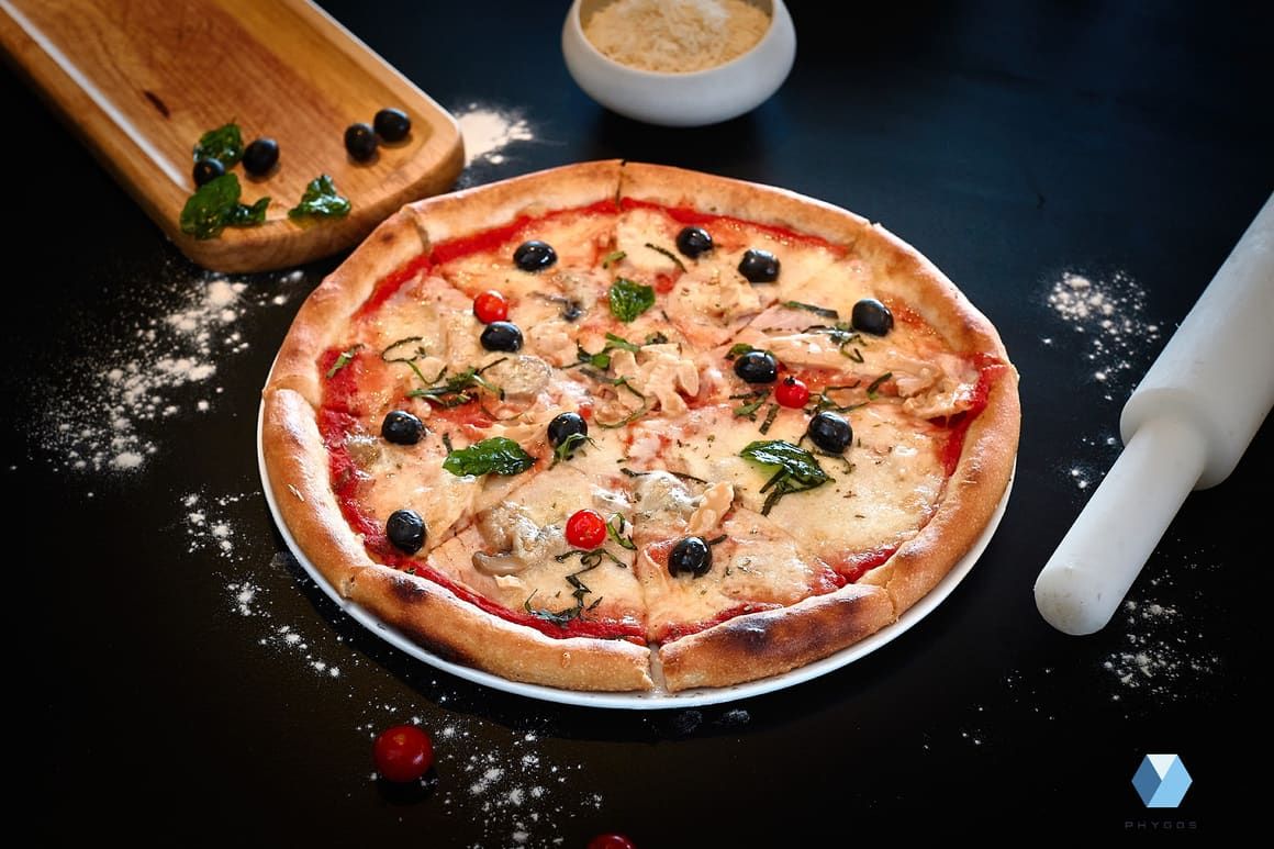 Food packshot shot in the studio by Phygos